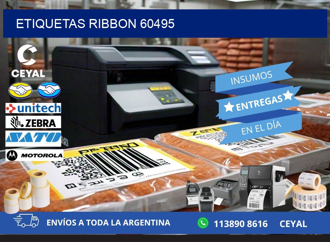 ETIQUETAS RIBBON 60495