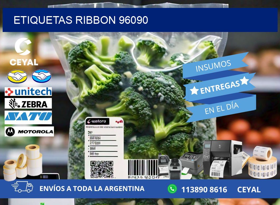 ETIQUETAS RIBBON 96090