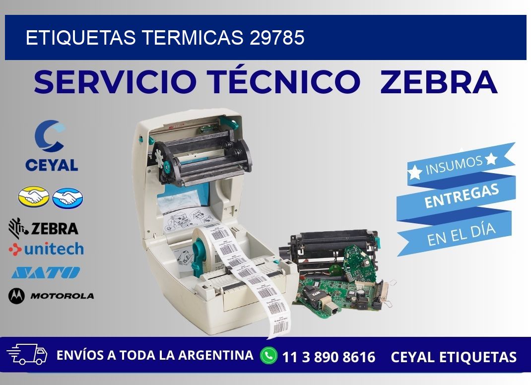 ETIQUETAS TERMICAS 29785