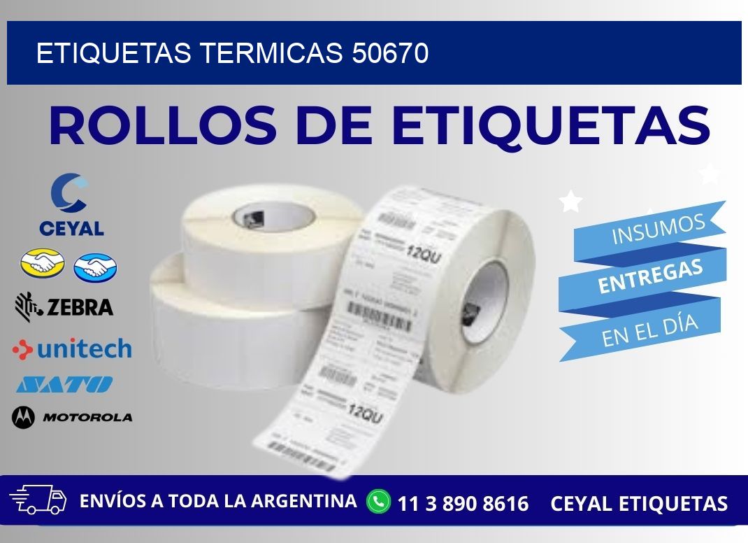 ETIQUETAS TERMICAS 50670