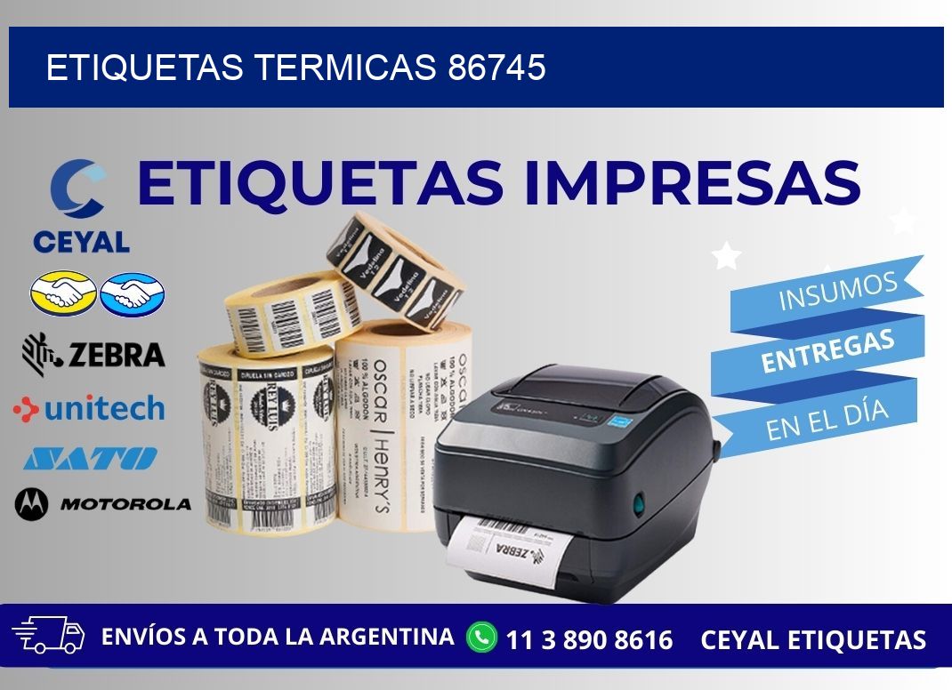 ETIQUETAS TERMICAS 86745