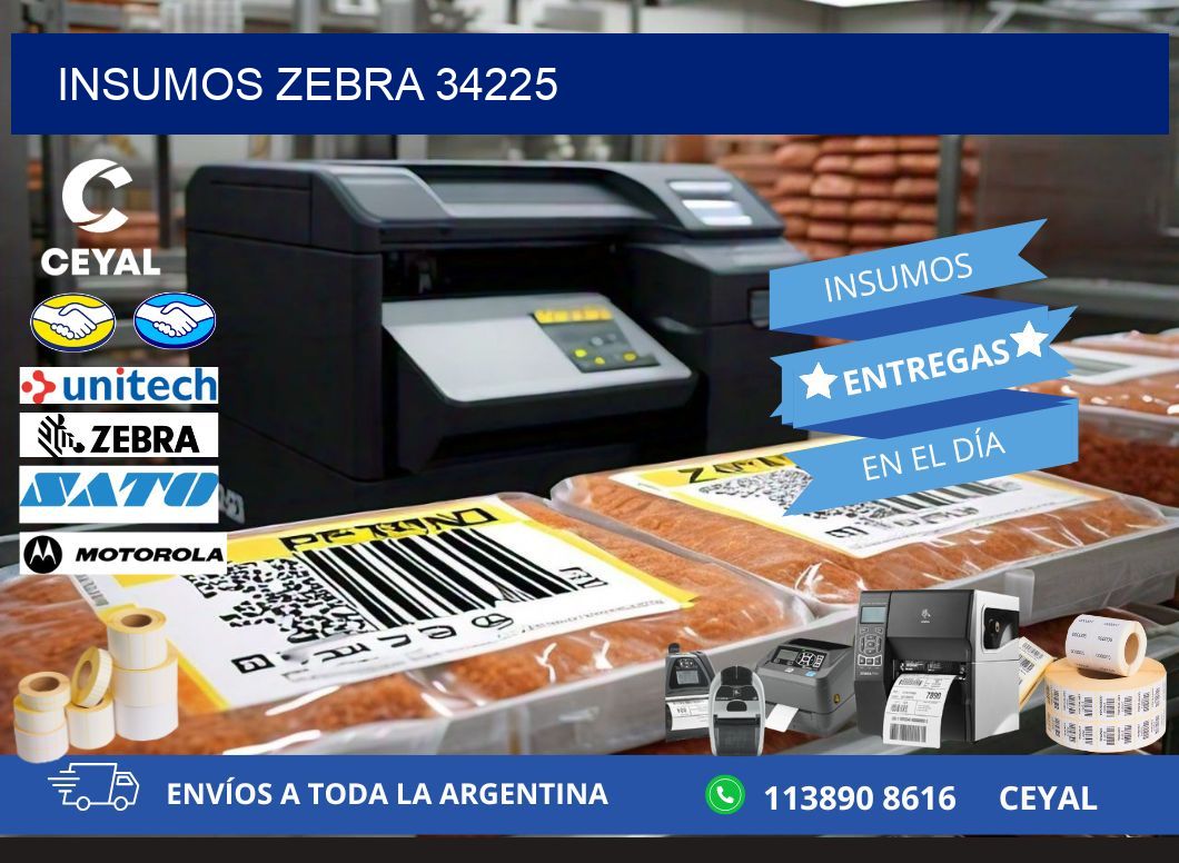 INSUMOS ZEBRA 34225
