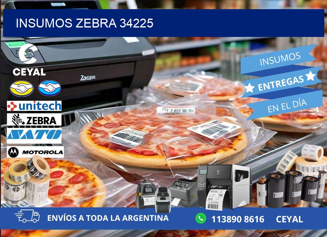 INSUMOS ZEBRA 34225