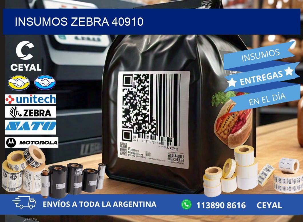 INSUMOS ZEBRA 40910