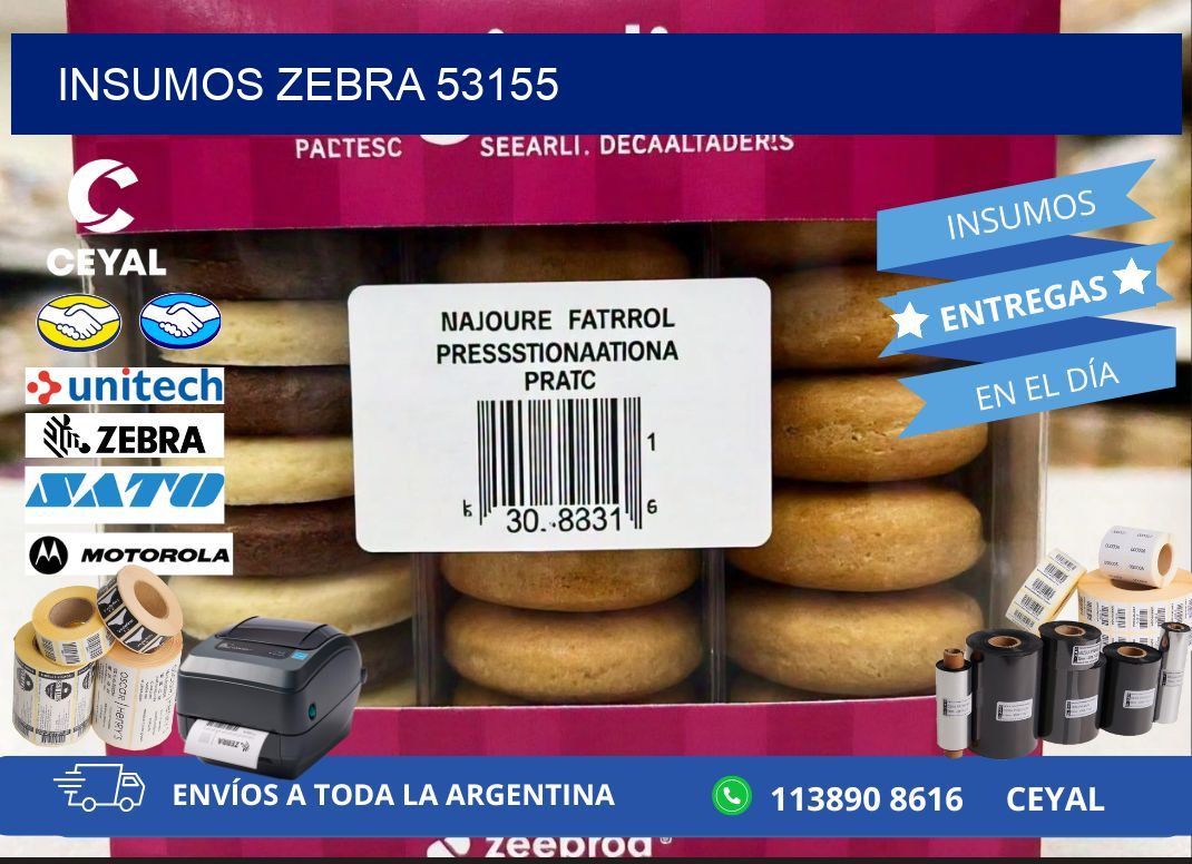 INSUMOS ZEBRA 53155