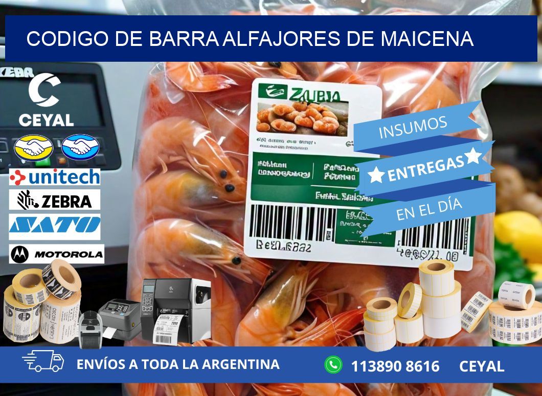 codigo de barra ALFAJORES DE MAICENA