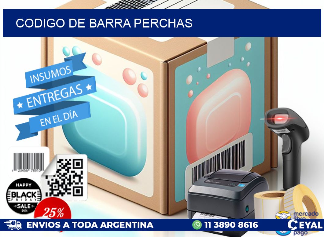 codigo de barra PERCHAS