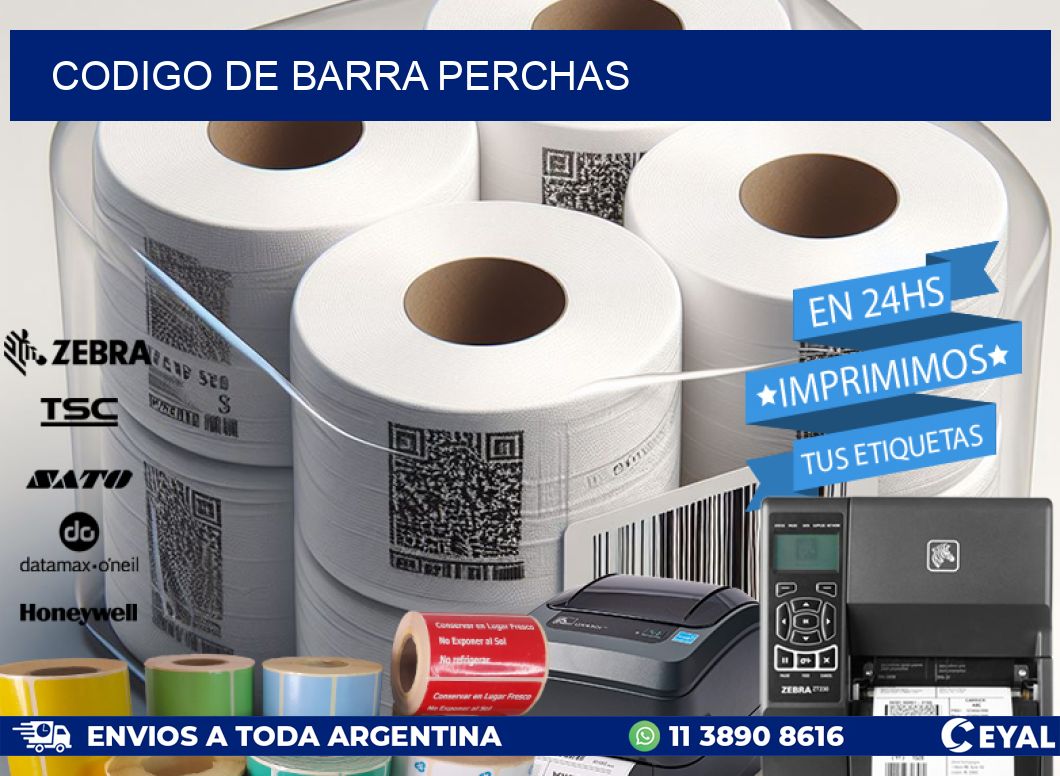 codigo de barra PERCHAS