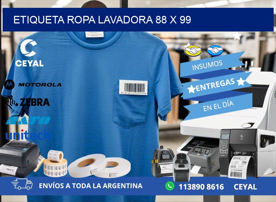 ETIQUETA ROPA LAVADORA 88 x 99