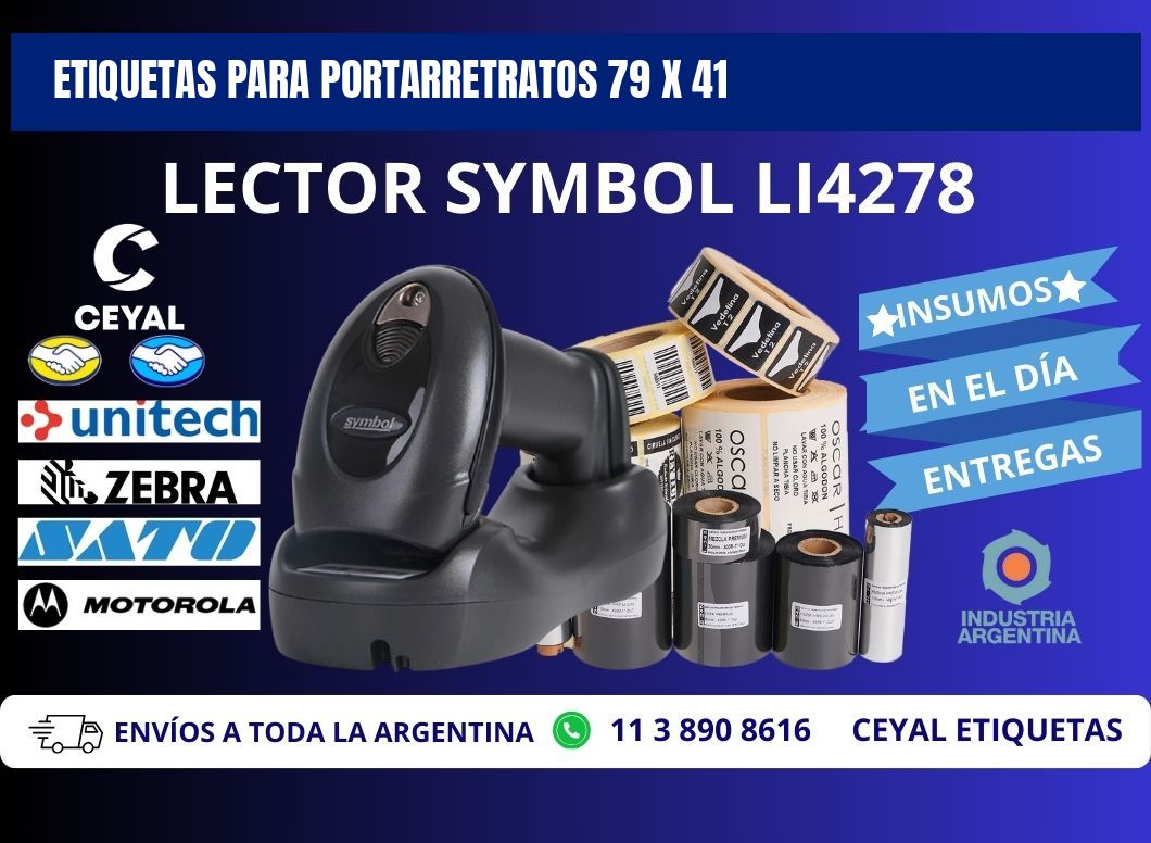 ETIQUETAS PARA PORTARRETRATOS 79 x 41