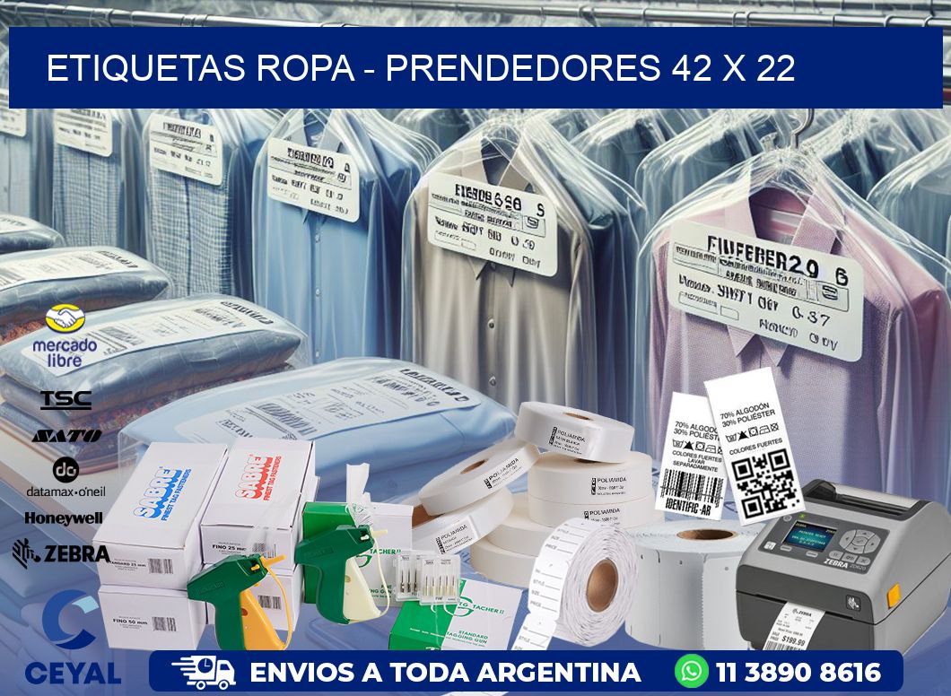 ETIQUETAS ROPA – PRENDEDORES 42 x 22