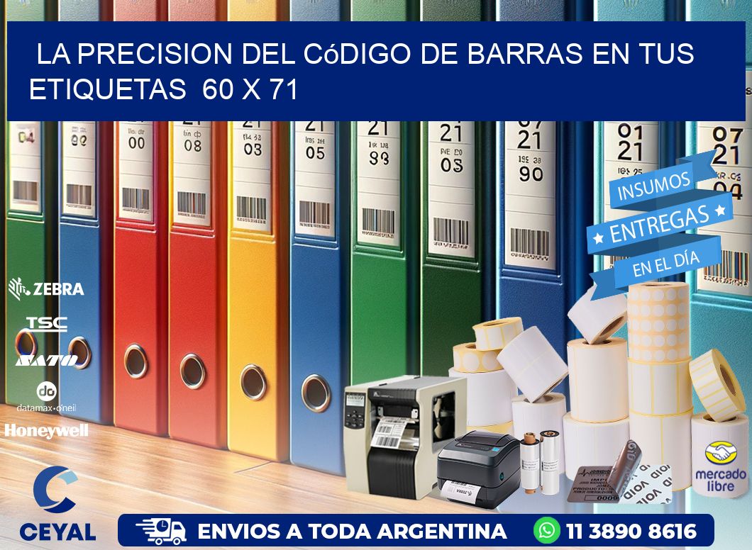La Precision del Código de Barras en tus Etiquetas 60 x 71