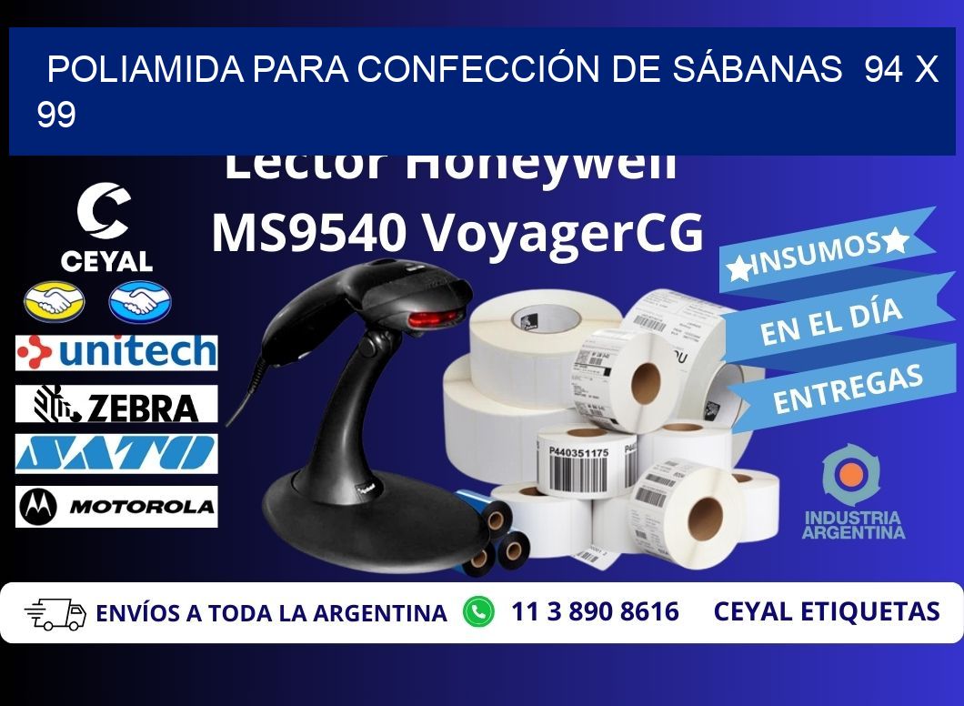 POLIAMIDA PARA CONFECCIÓN DE SÁBANAS 94 x 99