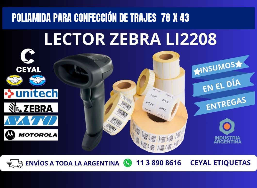 POLIAMIDA PARA CONFECCIÓN DE TRAJES 78 x 43