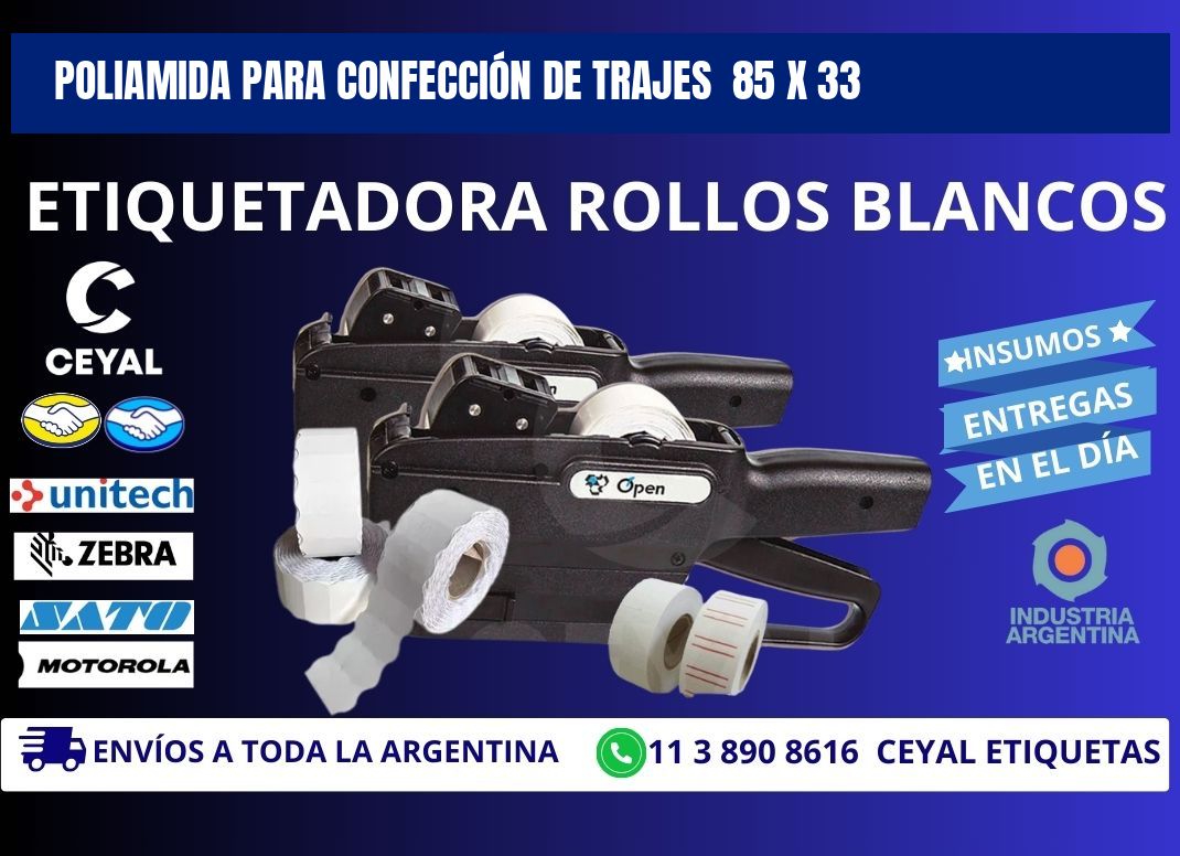 POLIAMIDA PARA CONFECCIÓN DE TRAJES 85 x 33