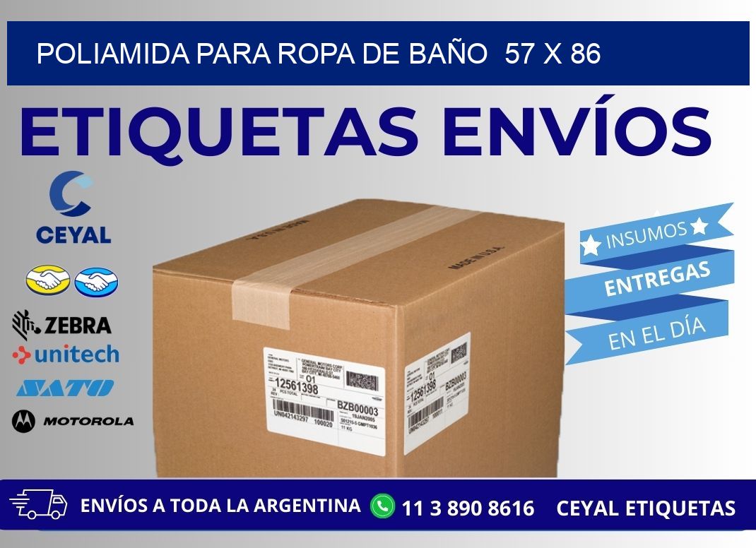 POLIAMIDA PARA ROPA DE BAÑO 57 x 86