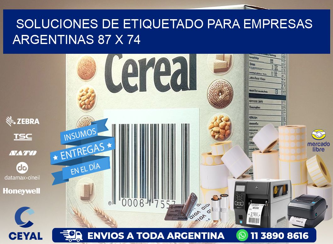 Soluciones de Etiquetado para Empresas Argentinas 87 x 74
