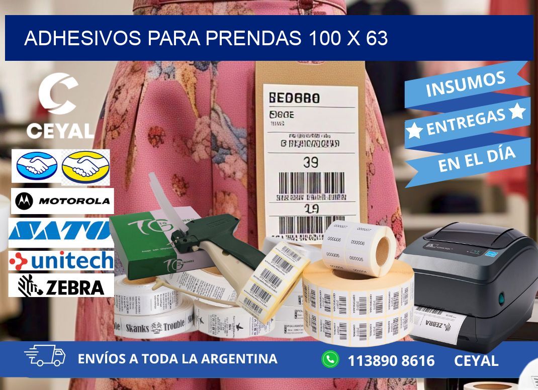 ADHESIVOS PARA PRENDAS 100 x 63