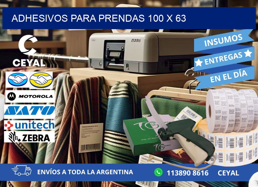 ADHESIVOS PARA PRENDAS 100 x 63