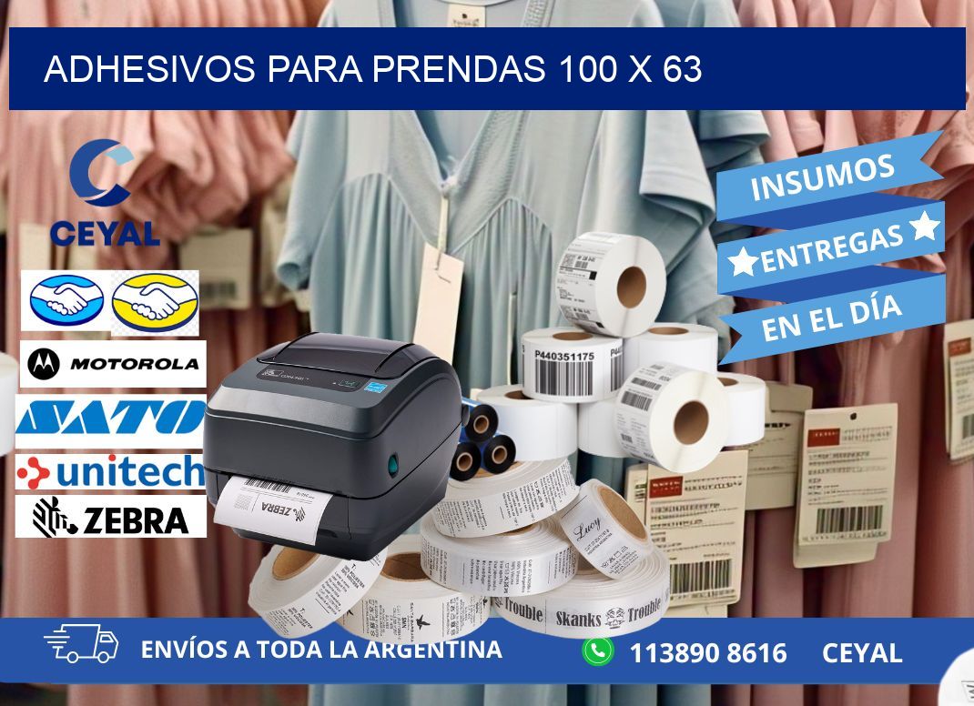 ADHESIVOS PARA PRENDAS 100 x 63