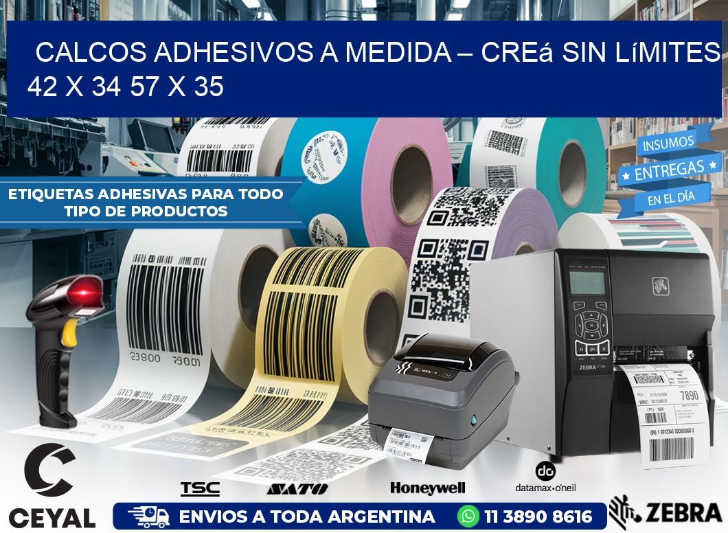 Calcos Adhesivos a Medida – Creá sin Límites 42 x 34 57 x 35
