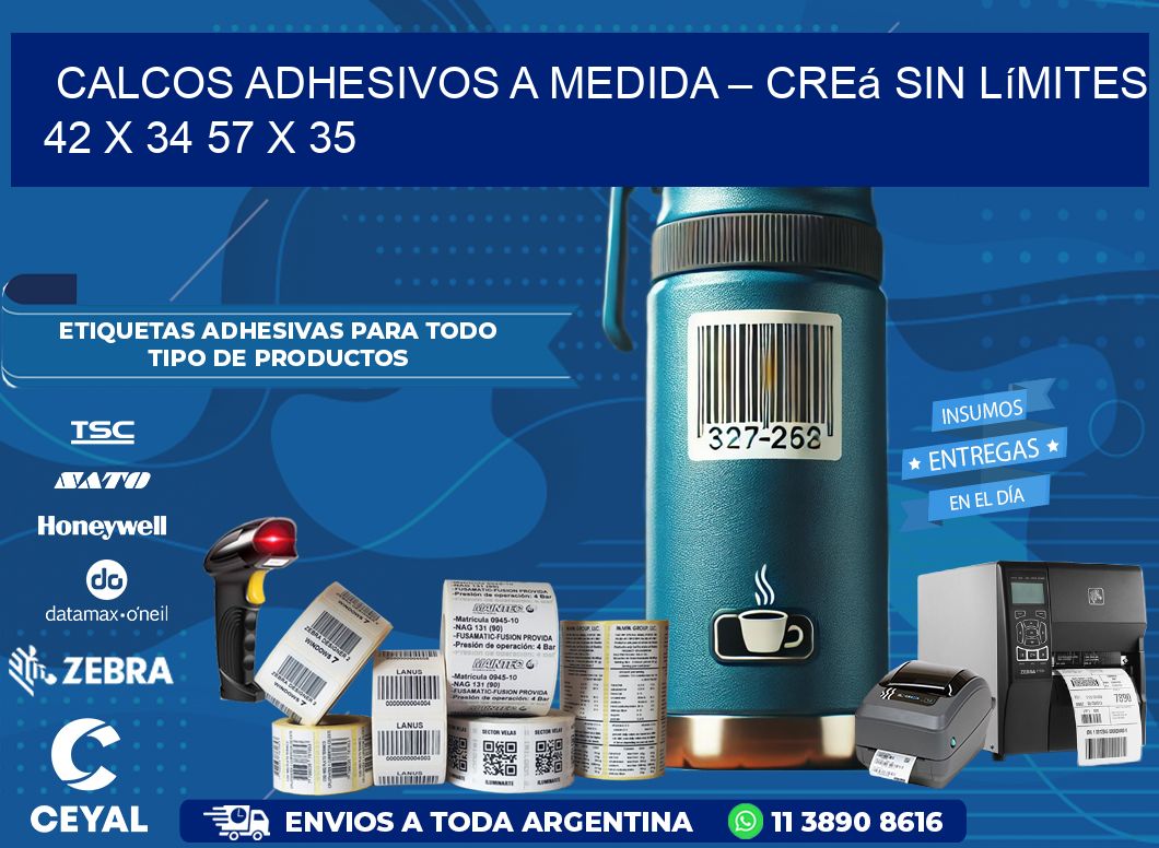 Calcos Adhesivos a Medida – Creá sin Límites 42 x 34 57 x 35