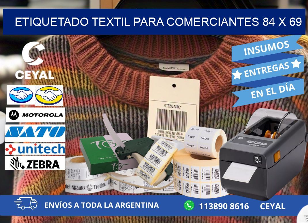 ETIQUETADO TEXTIL PARA COMERCIANTES 84 x 69
