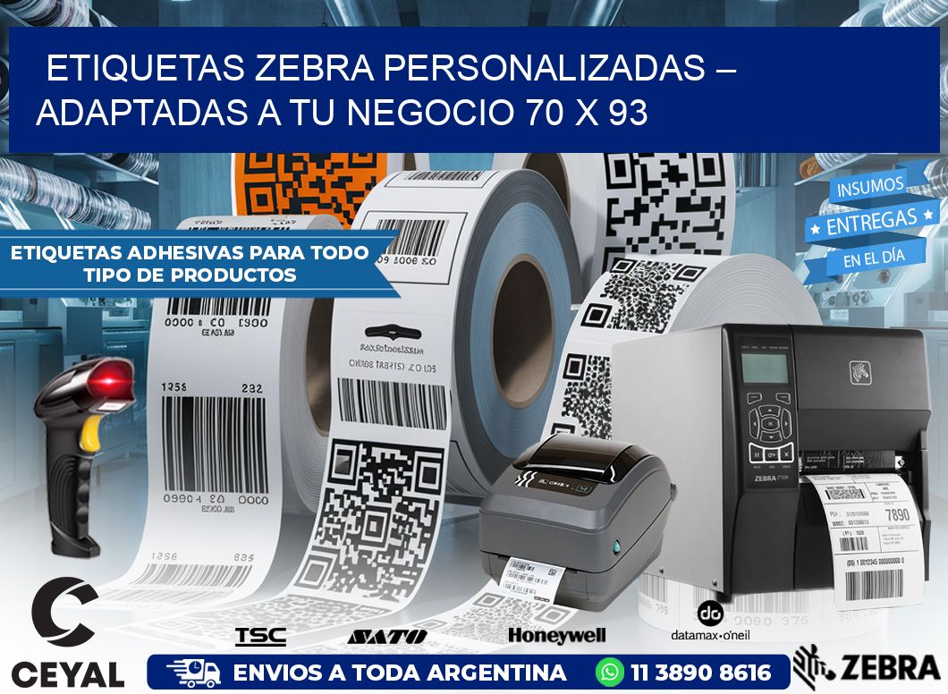 Etiquetas Zebra Personalizadas – Adaptadas a tu Negocio 70 x 93