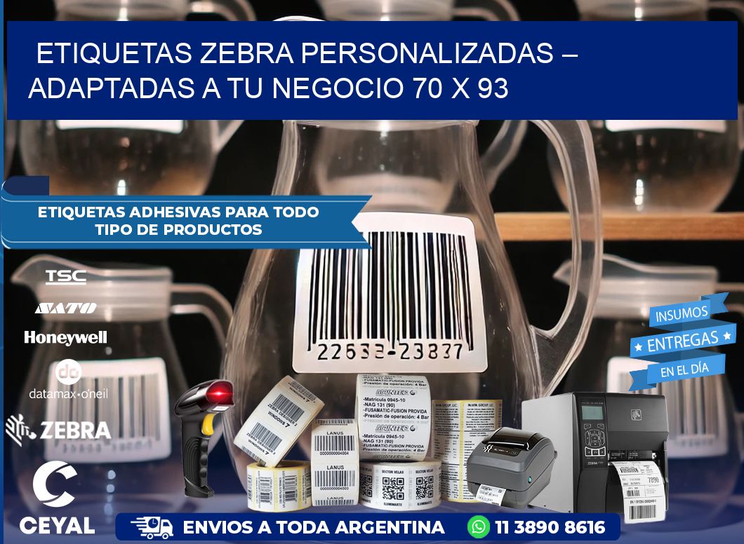 Etiquetas Zebra Personalizadas – Adaptadas a tu Negocio 70 x 93