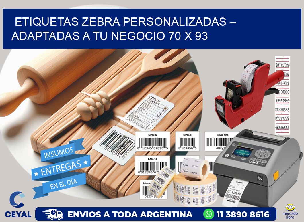 Etiquetas Zebra Personalizadas – Adaptadas a tu Negocio 70 x 93