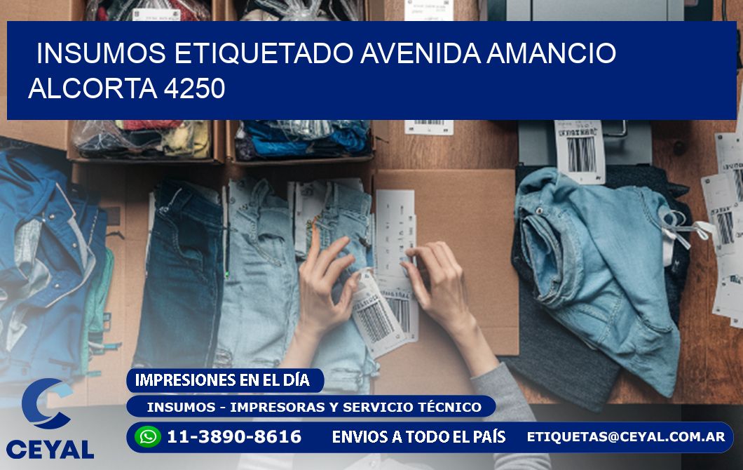 INSUMOS ETIQUETADO Avenida Amancio Alcorta 4250