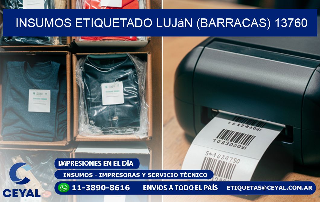 INSUMOS ETIQUETADO Luján (Barracas) 13760