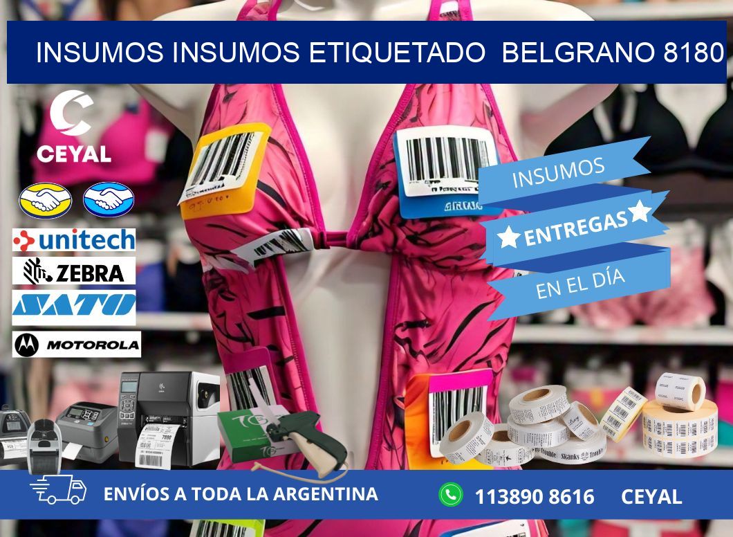 INSUMOS INSUMOS ETIQUETADO  Belgrano 8180