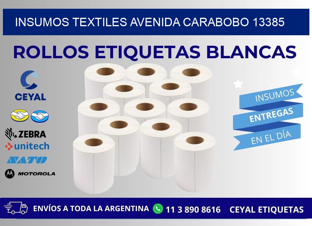 INSUMOS TEXTILES AVENIDA CARABOBO 13385