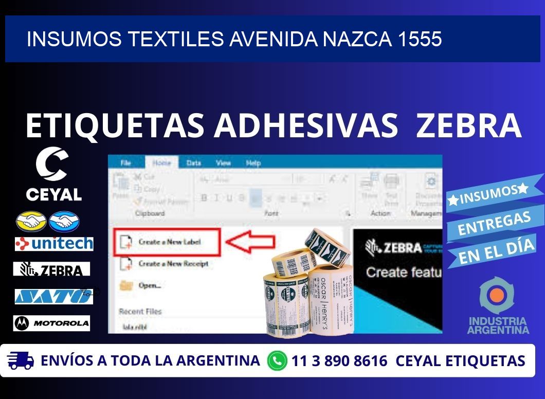 INSUMOS TEXTILES AVENIDA NAZCA 1555