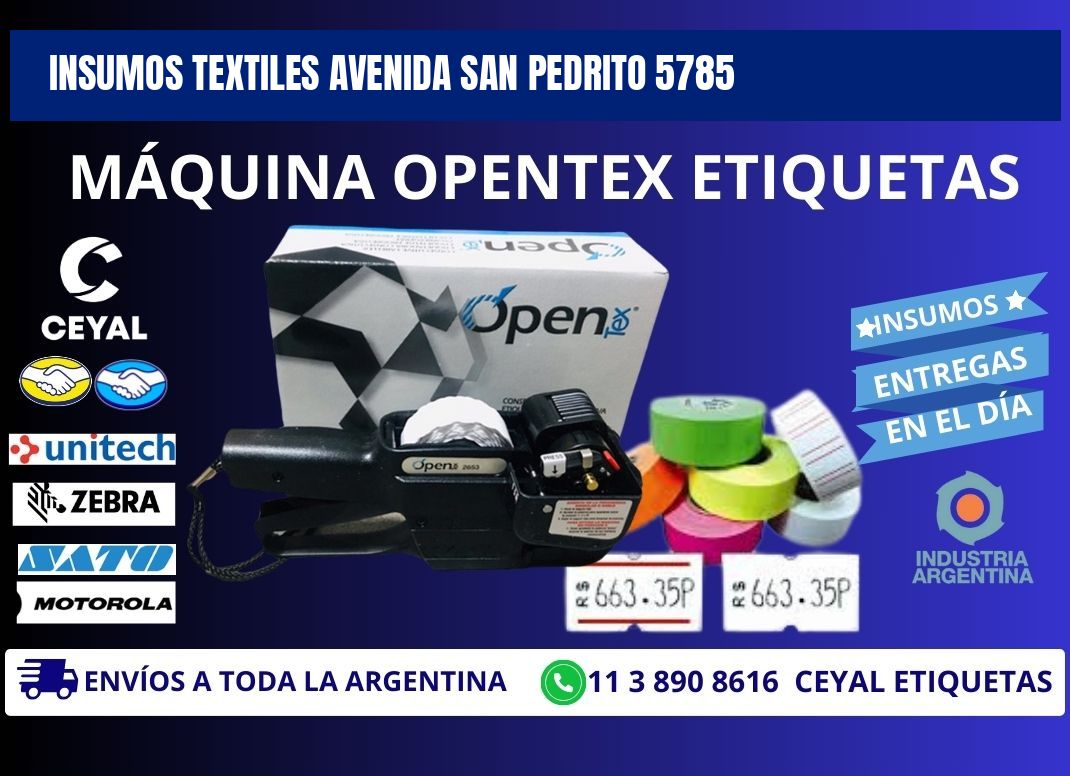 INSUMOS TEXTILES AVENIDA SAN PEDRITO 5785