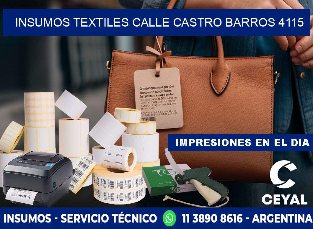 INSUMOS TEXTILES CALLE CASTRO BARROS 4115