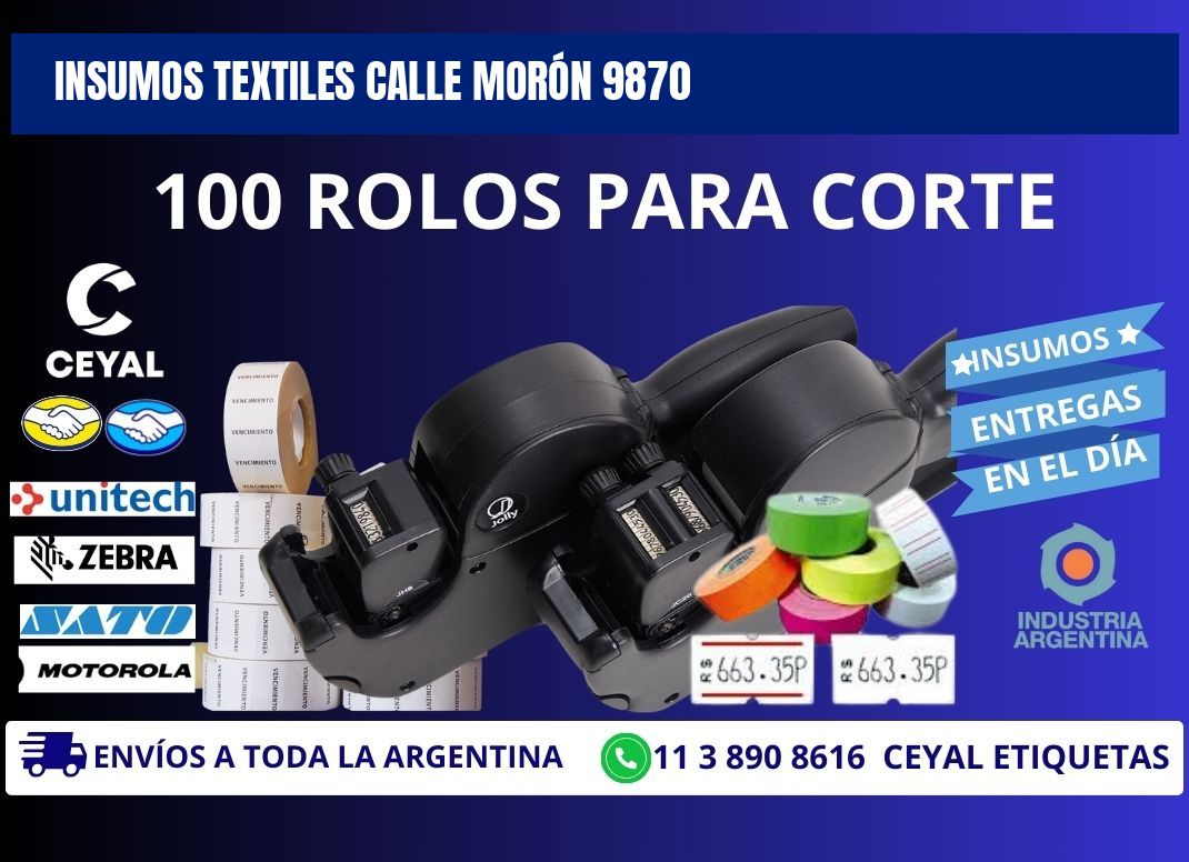 INSUMOS TEXTILES CALLE MORÓN 9870