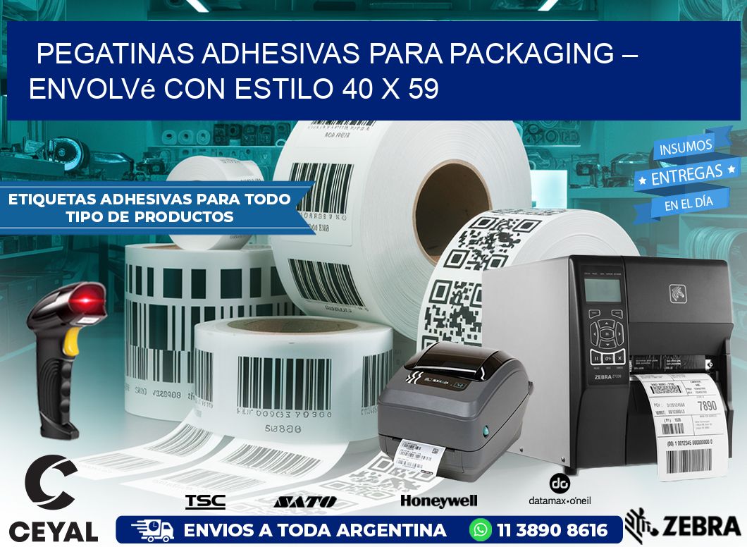 Pegatinas Adhesivas para Packaging – Envolvé con Estilo 40 x 59
