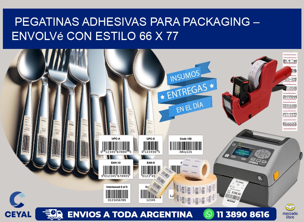 Pegatinas Adhesivas para Packaging – Envolvé con Estilo 66 x 77