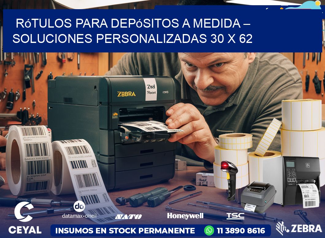 Rótulos para Depósitos a Medida – Soluciones Personalizadas 30 x 62