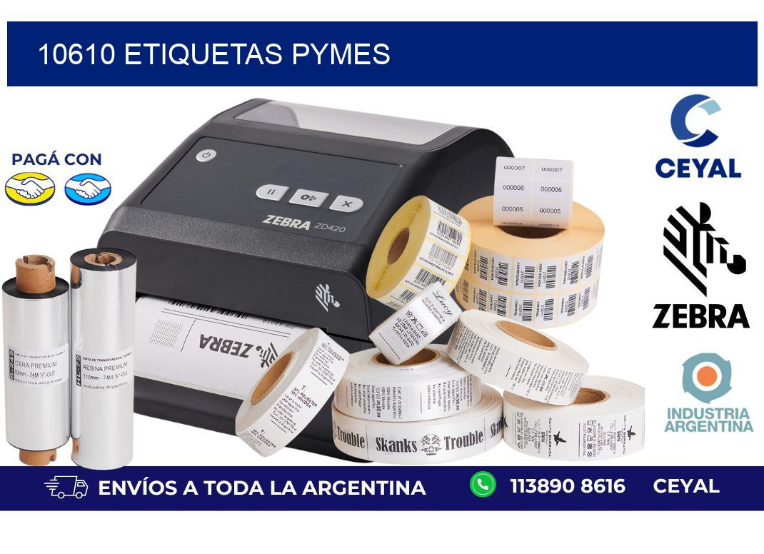 10610 ETIQUETAS PYMES