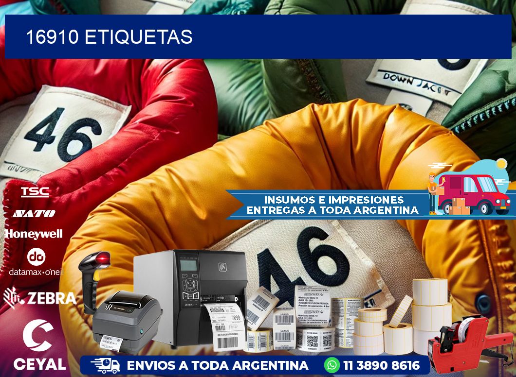 16910 ETIQUETAS