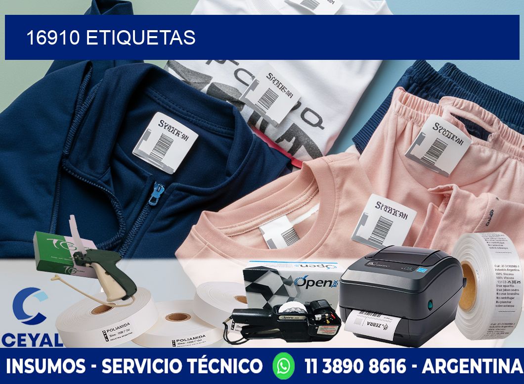 16910 ETIQUETAS