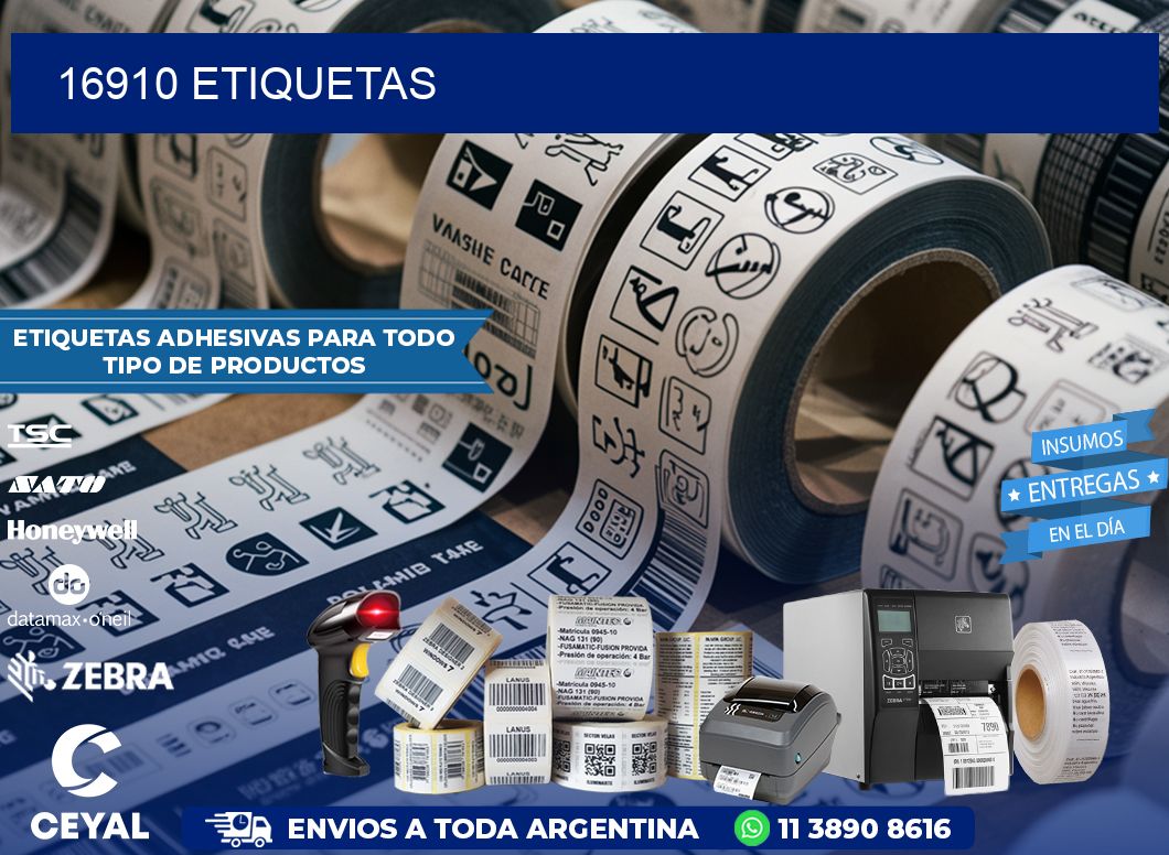 16910 ETIQUETAS