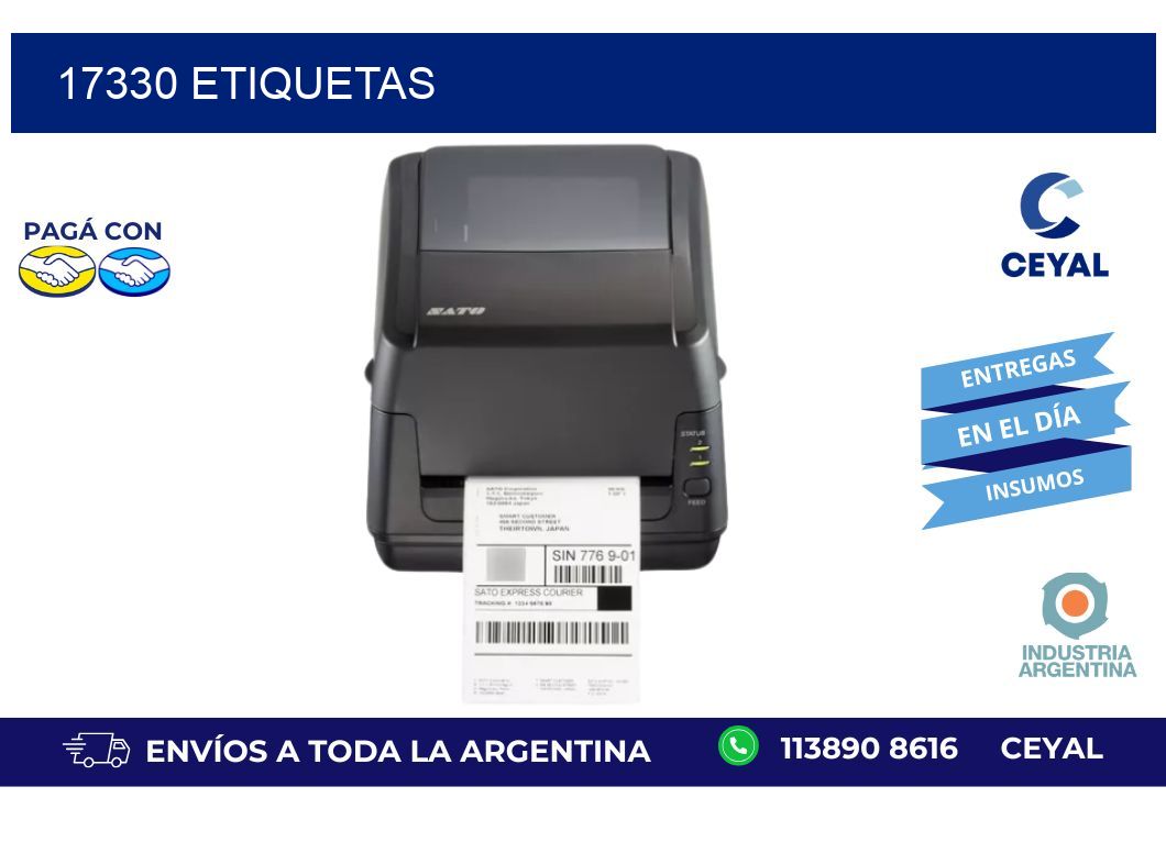 17330 ETIQUETAS