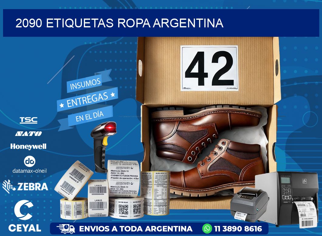 2090 ETIQUETAS ROPA ARGENTINA