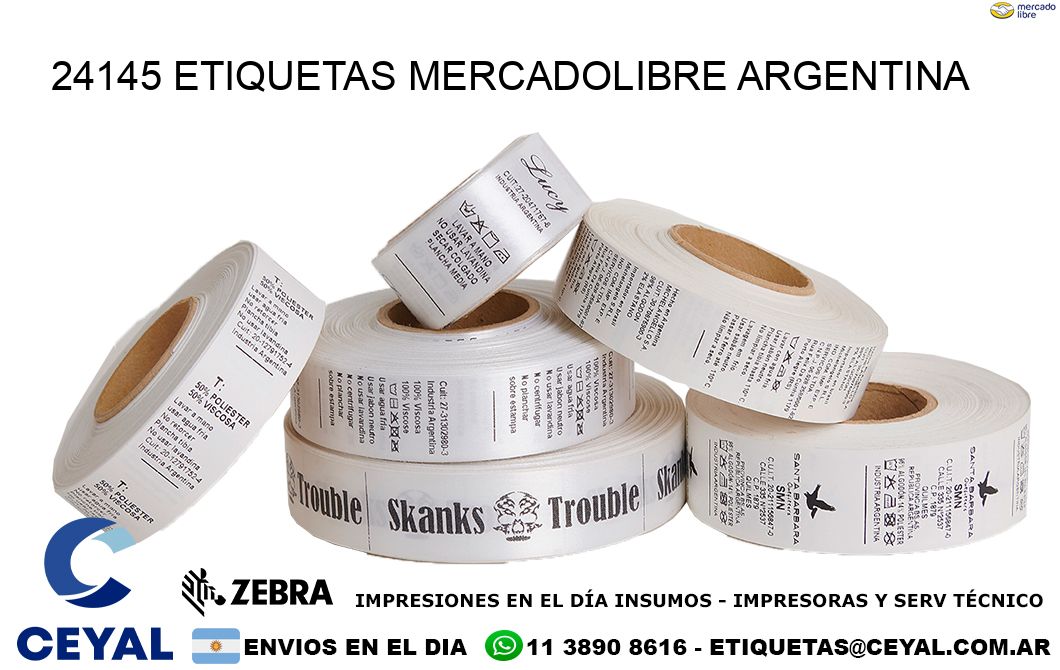 24145 ETIQUETAS MERCADOLIBRE ARGENTINA