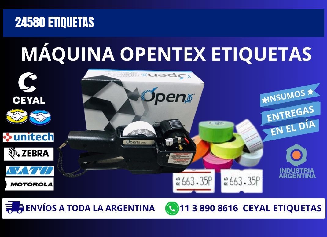 24580 ETIQUETAS