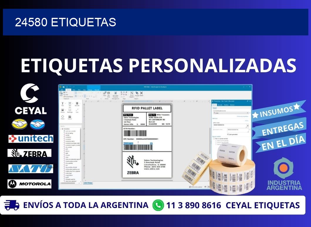 24580 ETIQUETAS